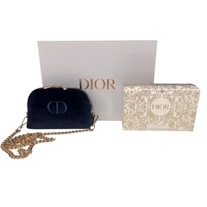 Christian Dior Umhängetasche Navy Velour Holiday - Bild 1 von 5