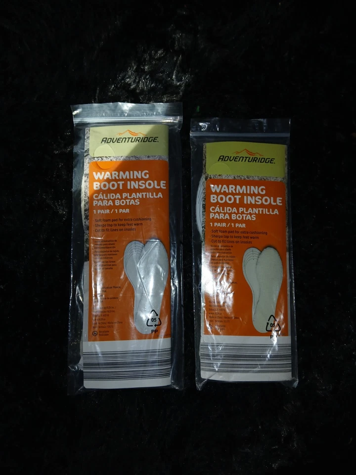 Pair Winter Boot Shoe Warm Thermal Insole Fleece Foam Men Women Foot Insert Pads