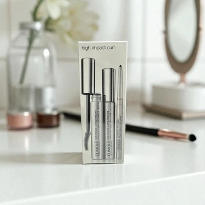 CLINIQUE - High Impact Curling Mascara & Quicklime For Eyes Black - 3 Piece Set - Image 1 of 4