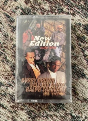 Vintage New Edition Bobby Brown Bell Biv DeVoe Solo Hits Cassette Tape Sealed - Image 1 of 4