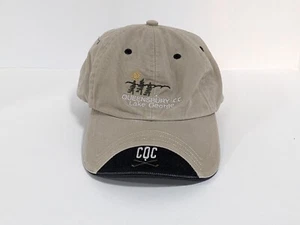 Queensbury CC Lake George Hat Tan Strapback - Picture 1 of 10