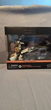 Star Wars 6  Black Series Speeder Bike Scout Trooper and The Child New In Box