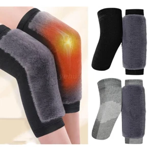 1 Pair Knee Brace Thermal Winter Sleeves Long Warm Leg Sleeve Support Pad SALE - Picture 1 of 14
