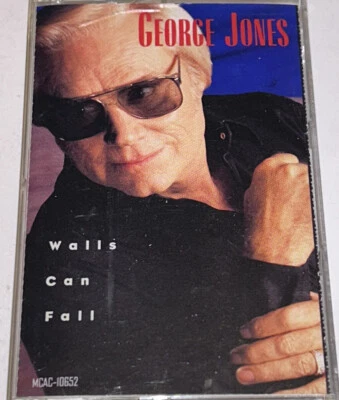 George Jones Walls Can Fall Country Music Album Cassette 1J08 - Image 1 of 4