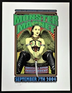 Monster Magnet POSTER Bongzilla Siebdruck Feuerwehrhaus signiert Ron Donovan selten! - Bild 1 von 2