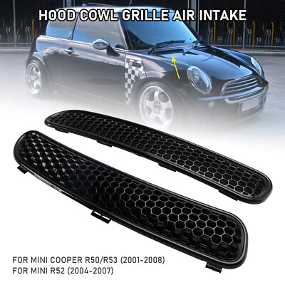 Hood Cowl Grille Air Intake Duct 7122506 & 7122505 For Mini R50 R52 R53 F8 S2 Foto 1 de 4