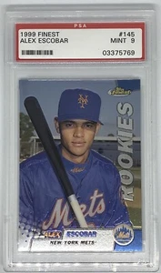 1999 Finest Alex Escobar #145 Rookie PSA Mint 9 - Bild 1 von 2
