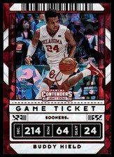 2020-21 Contenders Draft Picks Variations Cracked Ice Ticket #24 Buddy Hield /23