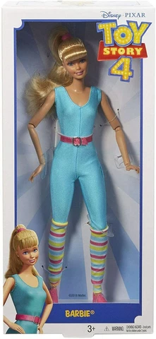 Toy Story 4 BARBIE 11" Doll in Blue Spandex Unitard and Leg Warmers New in Box Cover