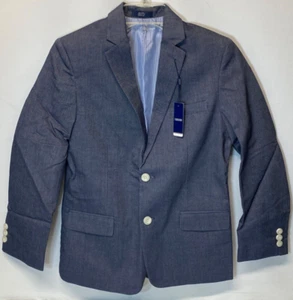 IZOD Boys' Bi-Stretch Holiday Blazer Jacket in Bank Blue Boys size 12 Regular - Picture 1 of 4
