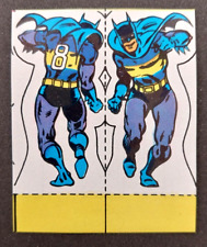 1970's Batman DC Super Heroes Vintage Argentina Card w/Soccer Jersey Very Rare