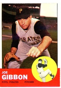 1963 Topps - #101 Joe Gibbon - Picture 1 of 2