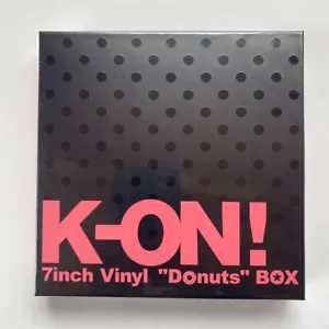 K-ON 7inch Vinyl Donuts Box Analog Record Set Limited Edition Japan - Picture 1 of 10