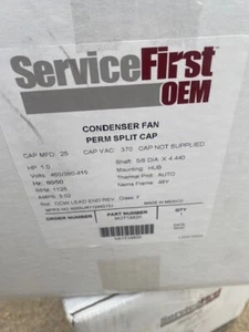 Trane MOT18820 Motor Service First 460/380-415V 1ph 1PS 1125RPM HVAC (NEU) - Bild 1 von 1