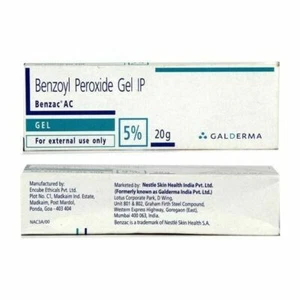 Galderma Benzac Ac 5% Gel 20 Gm Acne Treatment Benzoyl Peroxide 5%; - Picture 1 of 1
