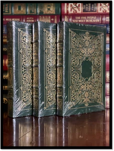 Forsyte Chronicles by John Galsworthy Sealed Easton Press 3 Leather Hardbacks - Picture 1 of 3