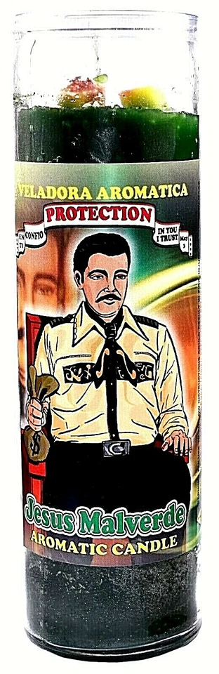 CANDLE COCKTAIL AROMATIC JESUS MALVERDE PROTECCION - Image 1 of 1