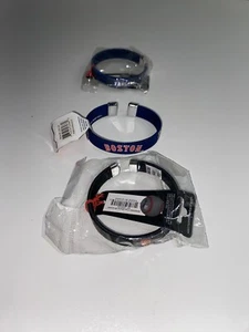 Officially Licensed Fan Band Ribbon Cling Bracelets - SF, Boston & NY Yankees - Picture 1 of 4