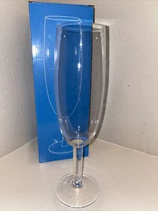 LARGE Novelty Champagne Flute 26 OZ 3.25 Cups NEW IN BOX 12” Tall Clear Glass - Picture 1 of 12