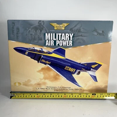 Corgi 1/72 Scale AA33203 - McDonnell F-4J Phantom Blue Angels 1969 1973 - Image 1 of 4