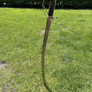 33”Blade Long Sword Made In India Vintage Steel Antique Persian Forged Sharp - Picture 1 of 21