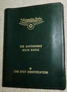 VTG 1958-59 The Automotive Index, The Automobile Mug Book, One Spot Id Binder - Imagen 1 de 10
