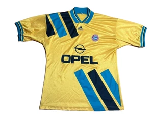FC Bayern München FCB 1993-96 Trikot Heim Gr. L Adidas Opel Gelb - Bild 1 von 8