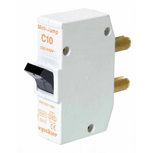 1x 10A disjoncteur fusible automatique 10A à broches 20mm 230V à 400V CEBEC 3000 - Imagen 1 de 9