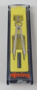 Vintage Rotring Small Bow Compass 530 123/9 - Original Case - 1970s - Picture 1 of 9