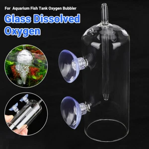 Aquarium Oxygen Diffuser Glass Bubble Stone CO2 Aquatic Plant Tank Oxygenator - Picture 1 of 13