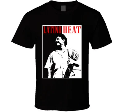 Camiseta Eddie Guerrero Latino Heat Pro Lucha Leyenda Estilo Scarface Foto 1 de 2