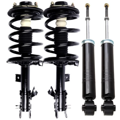 For Nissan Quest 2004-2009 2 Front Complete Struts With Springs + 2 Rear Shocks - Imagem 1 de 4