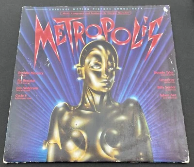 Metropolis Soundtrack Freddie Mercury Bonnie Tyler Pat Benatar Columbia JS-39526 - Image 1 of 4