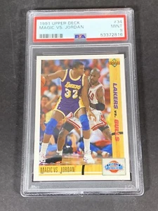 Michael Jordan, 1991 Upper Deck #34, PSA 9 MINT - Picture 1 of 2