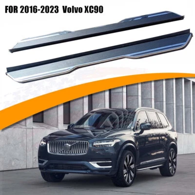 2PCS FITS for Volvo XC90 2016-2023 Fixed Side Step Pedal Running Board Nerf Bar - Image 1 of 4