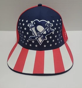Fanatics Pittsburgh Penguins Americana Emblem Adjustable Snapback Hat - Picture 1 of 7