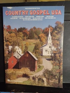 Country Gospel USA Songbook Piano Vocal Guitar Christian Hal Leonard Excellent  - Picture 1 of 15