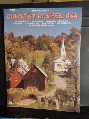 Country Gospel USA Songbook Piano Vocal Guitar Christian Hal Leonard Excellent  - Image 1 of 4