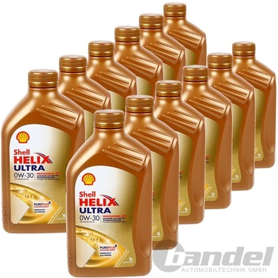 12x1L SHELL HELIX PROFESSIONAL AVL 0W30 passend für VW 504.00 507.00 PORSCHE C30 - Bild 1 von 4
