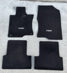2009-2014 Acura TSX OEM Black Carpet Floor Mats Full Set Used - Bild 1 von 13