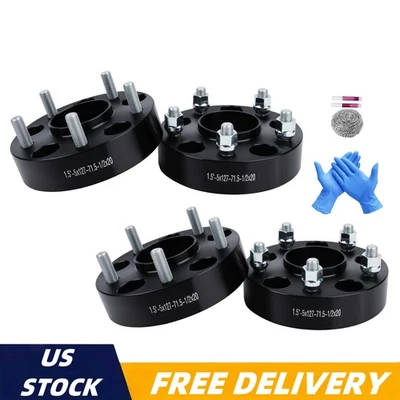 4Pcs 1.5" 5x5 Hub Centric Wheel Spacers 1/2"x20 For Jeep Grand Cherokee Wrangler Foto 1 de 4