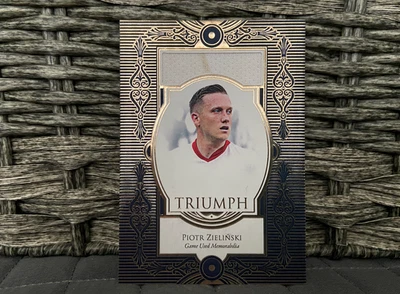 2024 Futera Unique World Football Triumph Piotr Zielinski TR15 /18 Napoli Shorts - Image 1 of 2