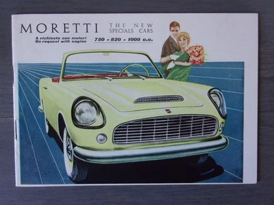 MORETTI FIAT RANGE orig 1961 Full 24pp Small Size Sales Brochure - Italian Text - Image 1 of 4