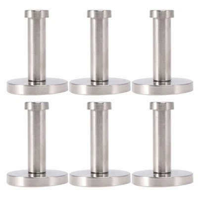  6pcs Stainless Steel Hook Creative Style Multi-functional Clothes Hook Coat - Image 1 of 4