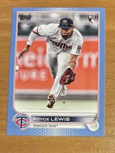 2022 Topps Update Royce Lewis Father’s Day Blue Parallel /50 Rookie RC Twins SSP - Picture 1 of 2