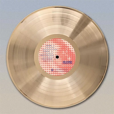 Rod Stewart "Camouflage" Gold LP Record wall art - Image 1 of 4