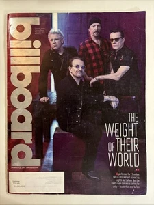 Billboard Magazine December 23 2017 U2 The Weight of Their World - Foto 1 di 5