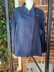 Marineblaue Jacke und Hose mit Knopfleiste für Cosplay Größe XL - Bild 1 von 6