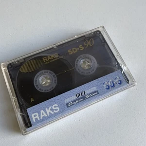 RAKS SD-S Super  Slim 90 Cassette,IEC II/High Position leer - Bild 1 von 3