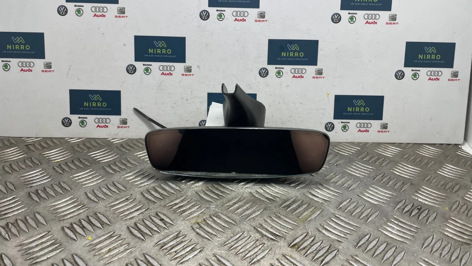 AUDI A3 FRAMELESS BLACK REAR VIEW MIRROR FITS MODELS FROM 2017 TO 2020 81A857511 - Image 1 of 4